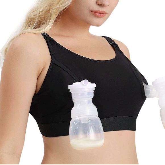 Momcozy Hands Free Nursing Bra, Adjustable Breast Pump Bra Pumping Bra - Picture 5 of 6